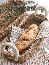 Load image into Gallery viewer, KORISSA Savar Bread Basket with White Handle
