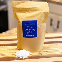 Load image into Gallery viewer, Syracuse Sea Salt Salt City Flake Salt Jar
