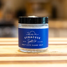 Load image into Gallery viewer, Syracuse Sea Salt Salt City Flake Salt Jar
