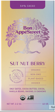 Load image into Gallery viewer, Bon Appesweet Sut Nut Berry Chocolate Bar, Date-Sweetened - 12 x 2.2oz case
