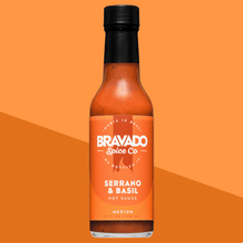 Load image into Gallery viewer, SERRANO &amp; BASIL HOT SAUCE
