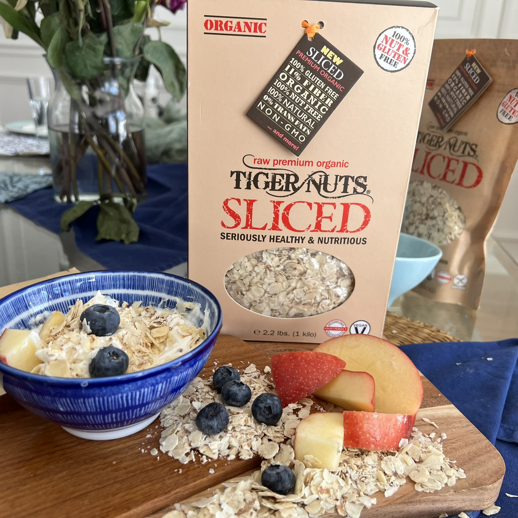 Tiger Nuts Sliced Tiger Nuts in Kilo (2.2 lbs) bag - 10 bags