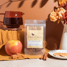 Load image into Gallery viewer, Plum Deluxe Tea Spicy Caramel Apple Cinnamon Herbal Tea
