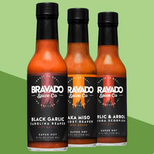 Load image into Gallery viewer, 3-PACK HOT SAUCE SET
