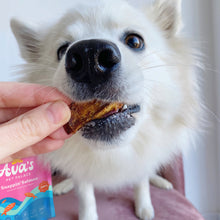 Load image into Gallery viewer, Ava&#39;s Pet Palace Crunchy Jerky Dog Treats Bag - Snappin&#39; Salmon
