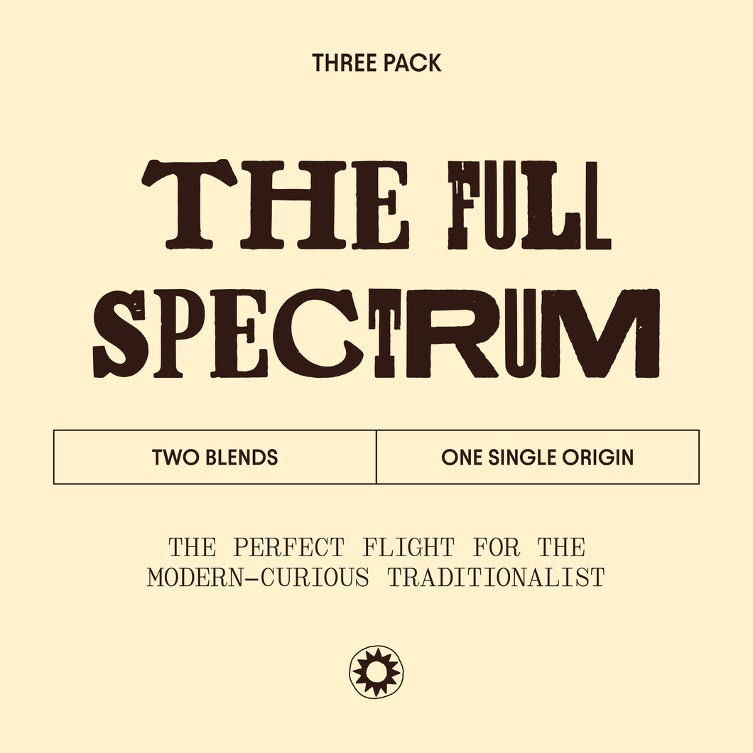 Bold Bean Coffee Roasters The Full Spectrum // Three Pack