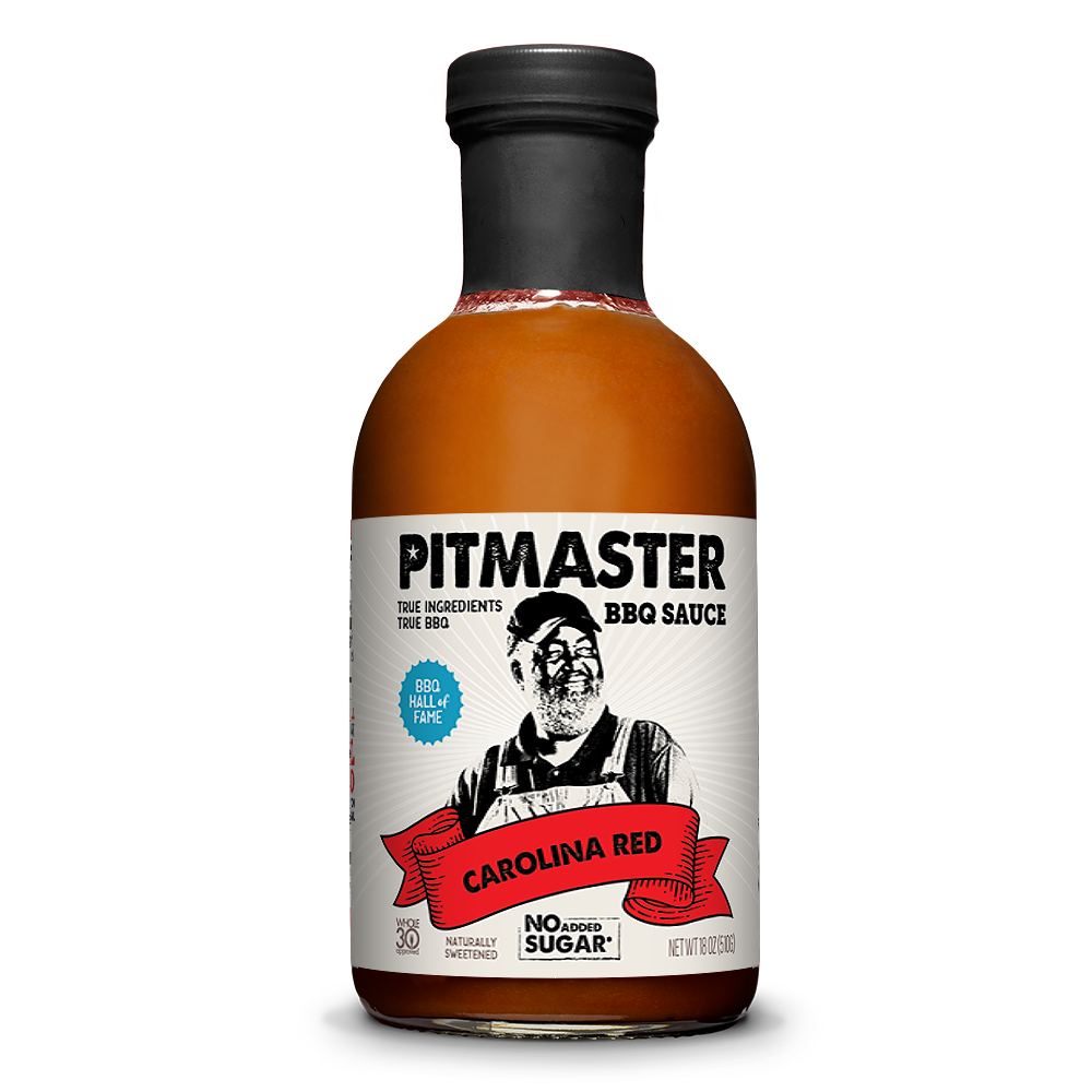 True Made Pitmaster Carolina Red BBQ Sauce Bottle - 6 bottles case