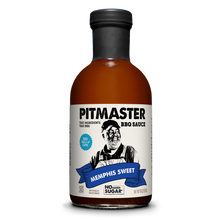 Load image into Gallery viewer, True Made Pitmaster Memphis Sweet BBQ Sauce Bottle - 6 bottles case
