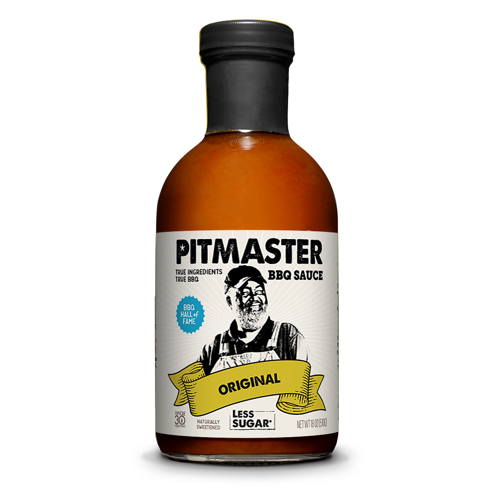 True Made Pitmaster Original (Kansas City-Style) BBQ Sauce Bottle - 6 bottles case