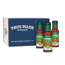 Load image into Gallery viewer, True Made Cayenne Hot Sauce Bottle - 6 bottles case

