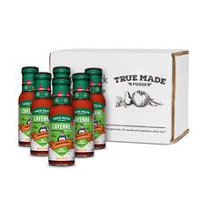Load image into Gallery viewer, True Made Cayenne Hot Sauce Bottle - 6 bottles case
