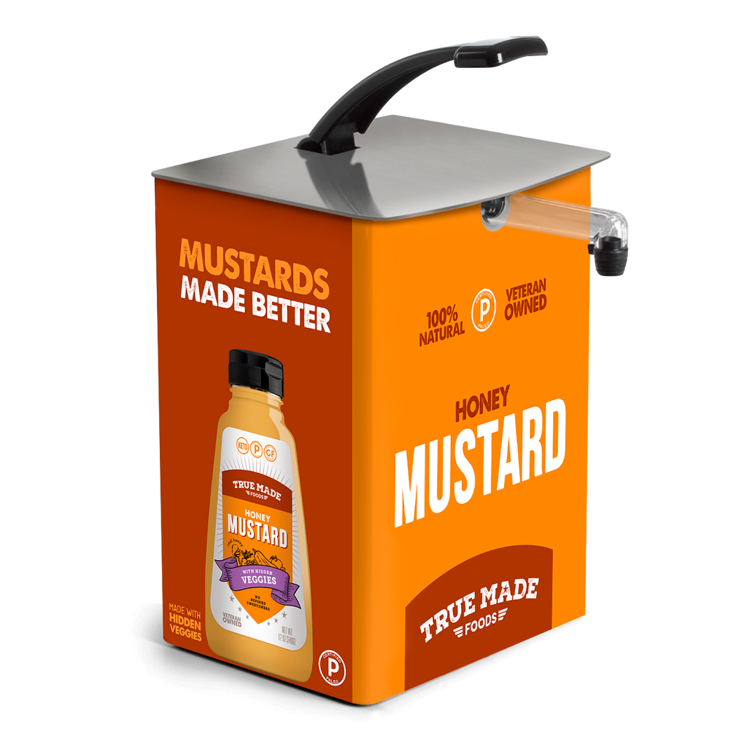 True Made Honey Mustard All-Natural Bulk 3-Gallon VolPak (Bag-in-Box)