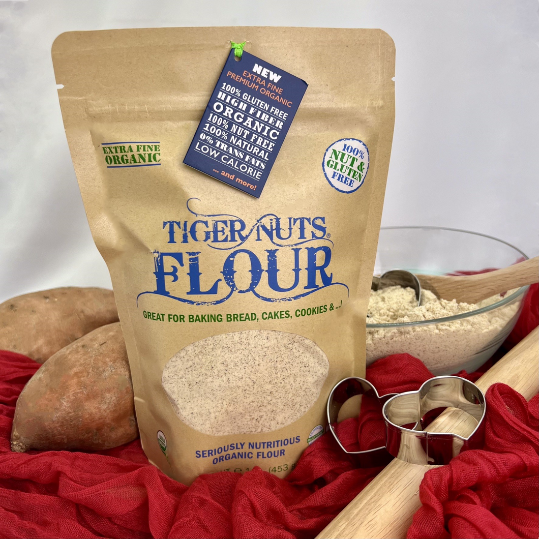 Tiger Nuts Flour in 1 lbs bag - 24 bags