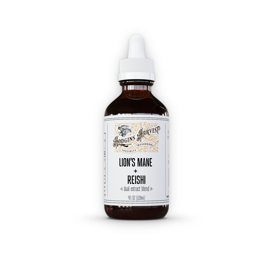 Hodgins Harvest Lion's Mane + Reishi Dual Extract Tincture