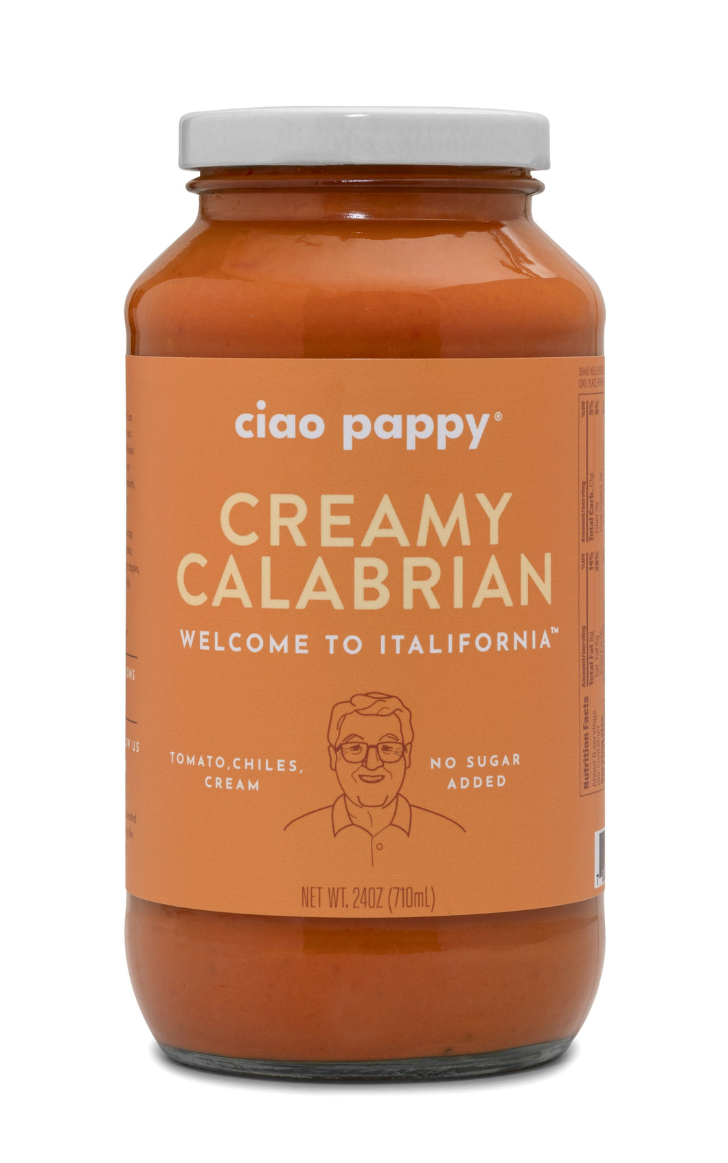 Ciao Pappy Creamy Calabrian bottle - 12 bottles case