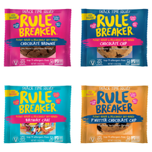 Load image into Gallery viewer, Rule Breakers Singles Flavor Sampler by Rule Breaker Snacks - 4 Packs
