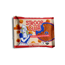 Load image into Gallery viewer, Image of the front of a 2 pack Traditional Caramel  Organic and Pland  Based Stroopwafels

