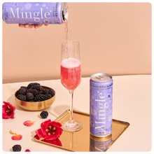 Load image into Gallery viewer, Blackberry Hibiscus Bellini by Mingle Mocktails - Non Alcoholic Beverages
