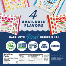Load image into Gallery viewer, Good Mallow Vegan Marshmallows Bag - Lemon Meringue Pie Bag, Kosher, Pareve, Dairy Free &amp; Gluten Free - 8 oz bag
