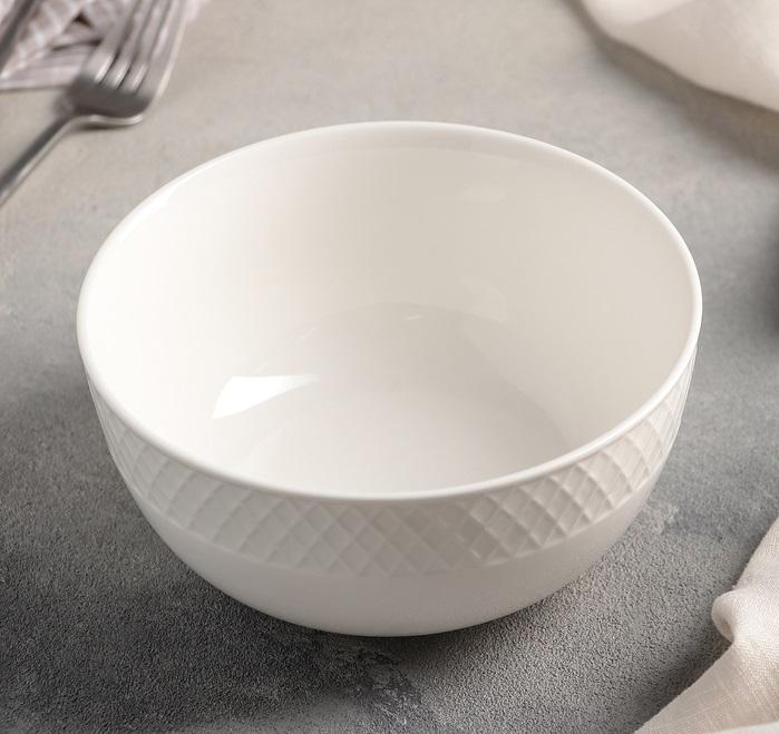 Wilmax Porcelain Set Of 6 White Bowl 6.5