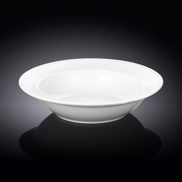 Wilmax Porcelain Set Of 6 White Soup Plate 9
