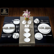 Load image into Gallery viewer, Wilmax Porcelain Set Of 6 Professional Rolled Rim White Dinner Plate 9&quot; inch | 23 Cm
