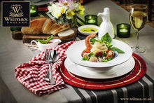 Load image into Gallery viewer, Wilmax Porcelain Set Of 3 White Deep Plate 10&quot; inch | 25.5 Cm 20 Oz | 600 Ml

