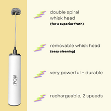Load image into Gallery viewer, Wonder Whisk | USB Rechargeable | 2-speed electric whisk and frother by Pow
