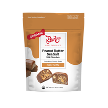 Load image into Gallery viewer, Nutty For Me Bixby Bites: Milk Chocolate + Crunchy Peanut Butter + Maine Sea Salt
