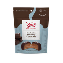 Load image into Gallery viewer, Dark Chocolate Sea Salted Caramels--6 Pouches
