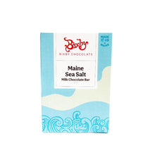 Load image into Gallery viewer, Organic Milk Chocolate Maine Sea Salt Bar
