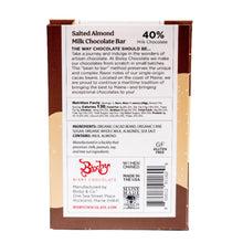 Load image into Gallery viewer, Milk Chocolate Salted Almond Chocolate Bar
