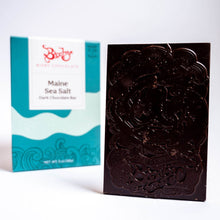 Load image into Gallery viewer, Organic Dark Chocolate Maine Sea Salt Bar
