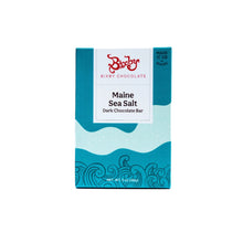 Load image into Gallery viewer, Organic Dark Chocolate Maine Sea Salt Bar
