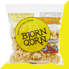 Load image into Gallery viewer, Bjorn Qorn Popcorn Classic Bags - 15-Pack x 1oz Bag
