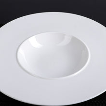 Load image into Gallery viewer, Wilmax Porcelain Set Of 3 White Deep Plate 11&quot; inch | 28 Cm 9 Fl Oz | 280 Ml
