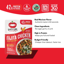 Load image into Gallery viewer, Fajita Chicken – 42g Protein | Ready in 90 Seconds
