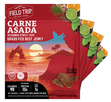 Load image into Gallery viewer, Field Trip Carne Asada Beef Jerky 2.2oz bag - 9 bags x 2.2oz case
