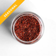 Load image into Gallery viewer, Curio Spice Co. Classic Blend Sal Agridulce in a glass jar from above.
