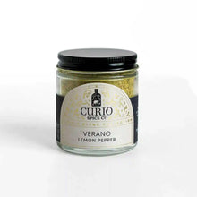 Load image into Gallery viewer, Glass jar of Verano Lemon Pepper

