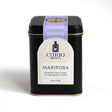 Load image into Gallery viewer, Tin of Mariposa Tea, a butterfly pea flower and lemongrass tisane
