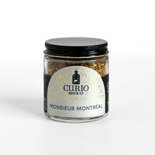 Load image into Gallery viewer, Curio Spice Co. Classic Blend Monsieur Montreal in a glass jar.
