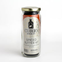 Load image into Gallery viewer, Curio Spice Co. DIY Spiced Butter Kit to make Ethiopan niter kibbeh in a glass jar.
