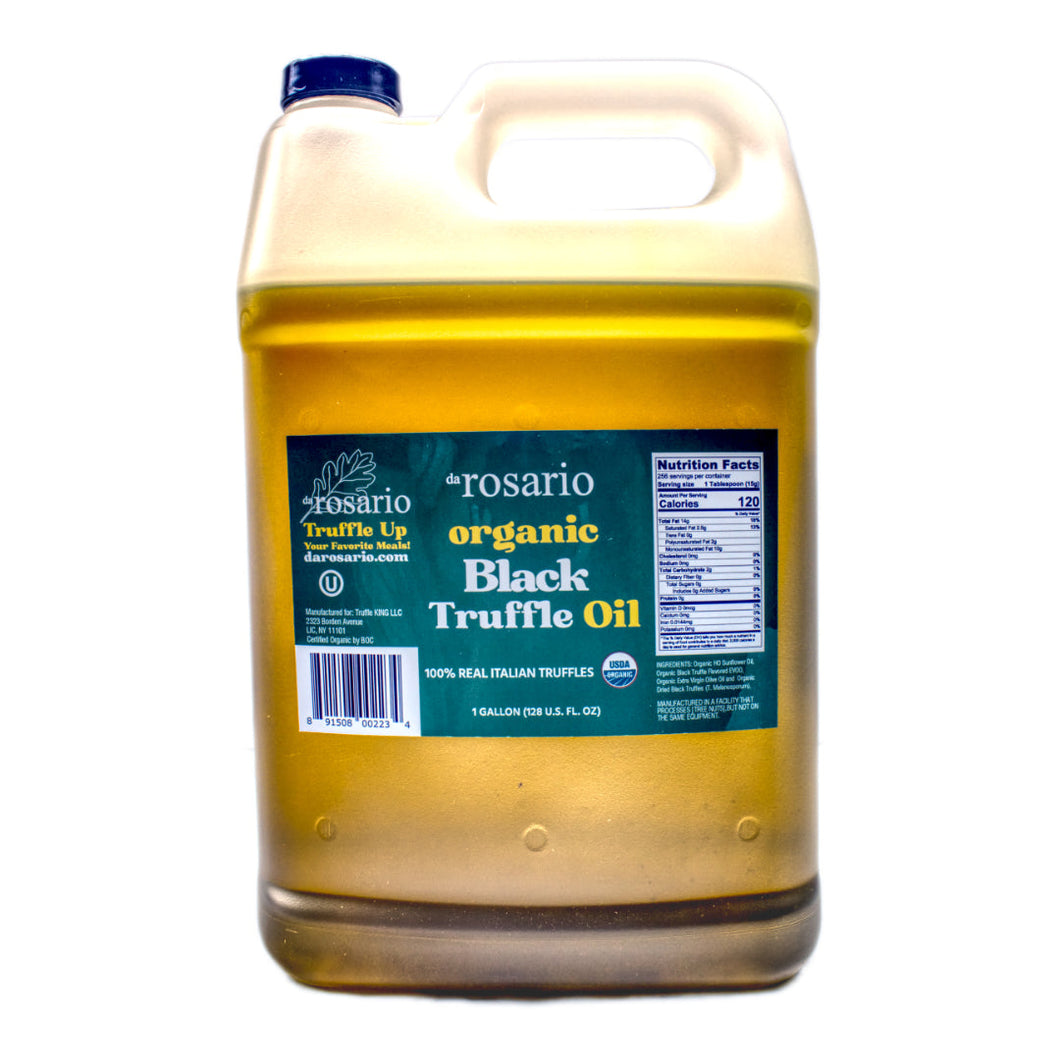 daRosario™ USDA Organic Black Truffle Oil 1-Gallon