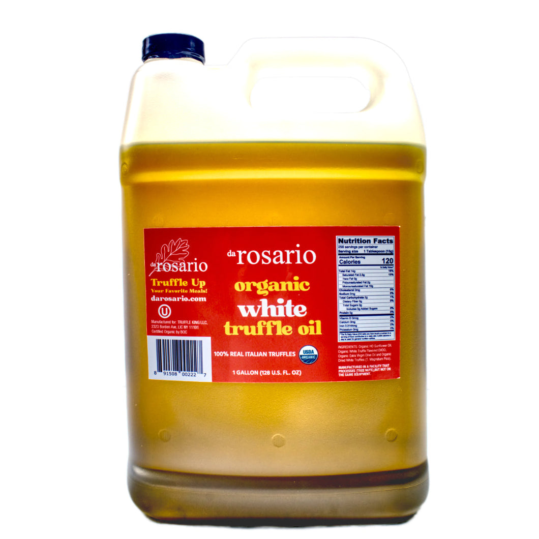 daRosario™ USDA Organic White Truffle Oil 1-Gallon