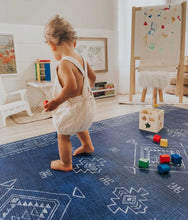 Load image into Gallery viewer, Shwally - For Home and Play Dakota Blue Playmat
