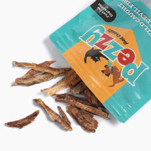 Load image into Gallery viewer, Pezzy Pets Devil Fish Strips Treats Bag, Single Ingredient
