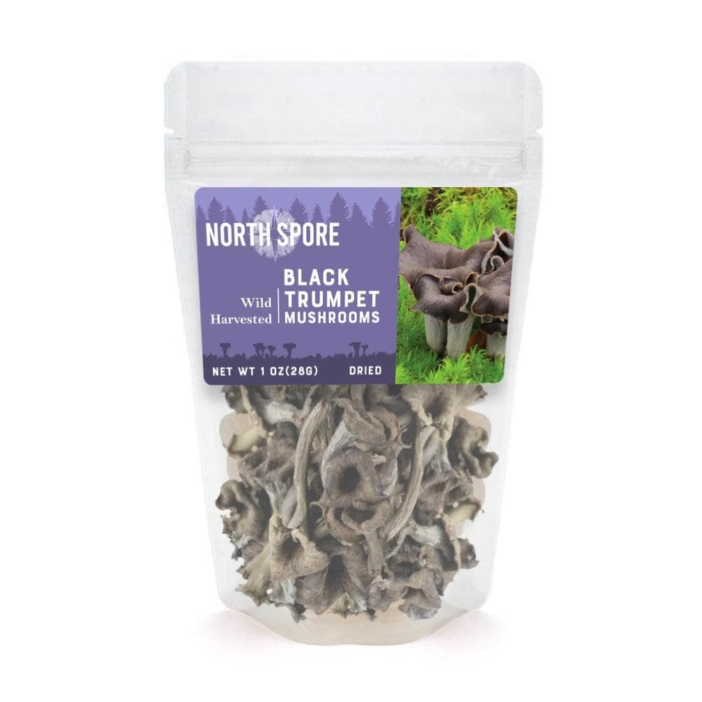 North Spore Dried Wild Black Trumpet Mushrooms