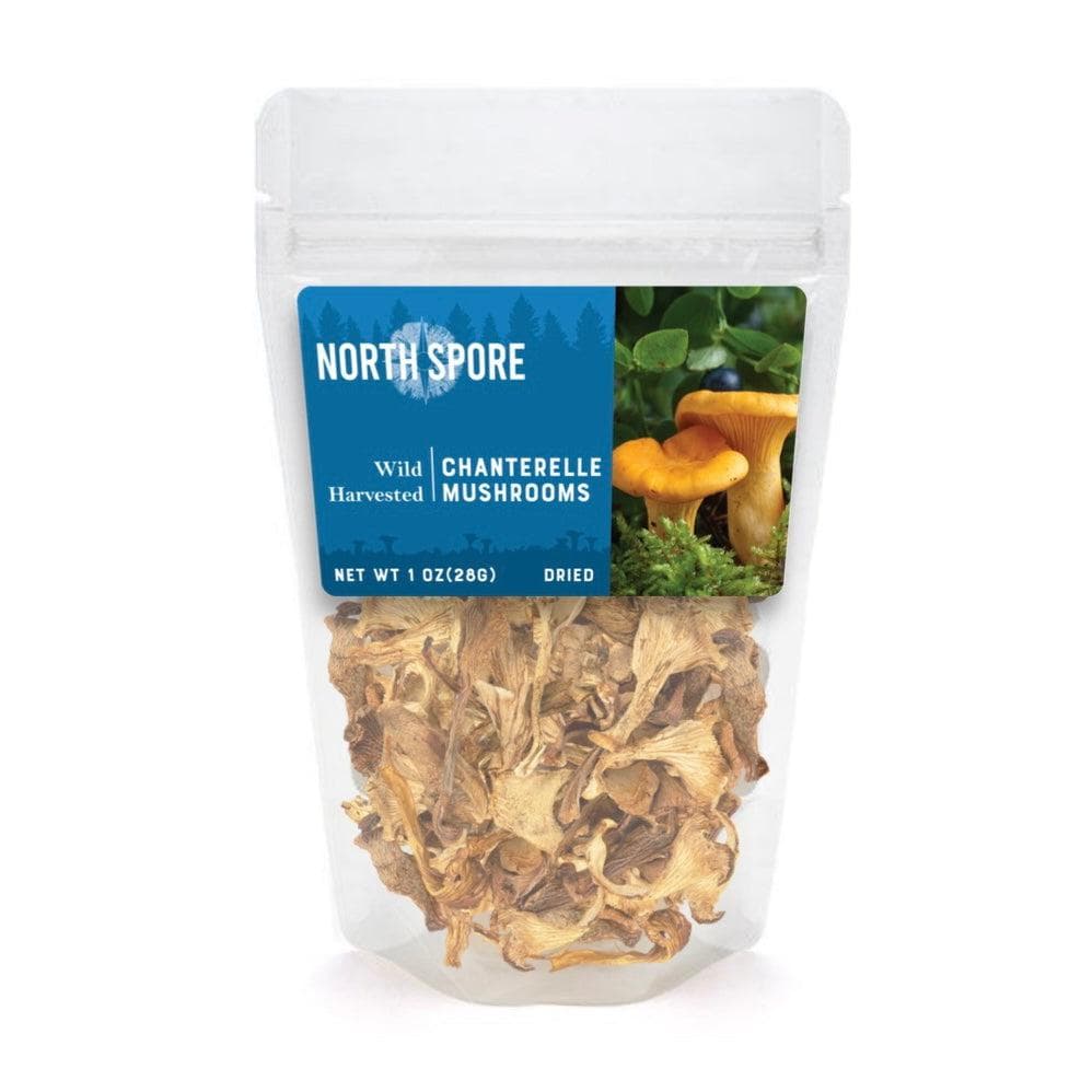 North Spore Dried Wild Chanterelle Mushrooms