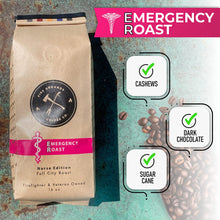 Load image into Gallery viewer, EMERGENCY ROAST (FULL CITY ROAST) by fire grounds coffee company
